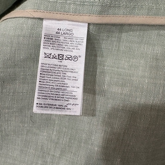 Banana Republic Green linen blazer - NWT - Picture 7 of 7
